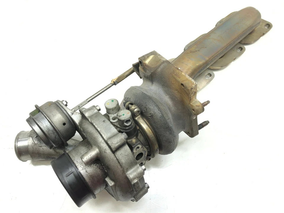 2012-2018 MERCEDES-BENZ CLS550 4.6L V8 CARREGADOR TURBO DIANTEIRO ESQUERDO DRIVER FABRICANTE DE EQUIPAMENTO ORIGINAL. - Imagem 3 de 4