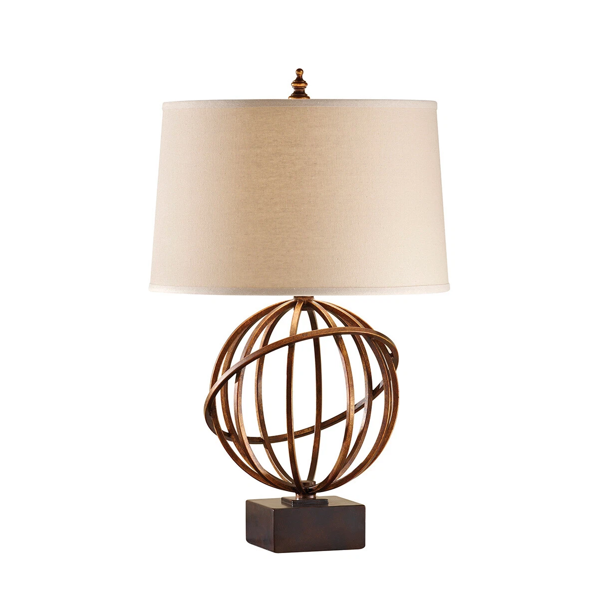 Gold orb 2024 table lamp