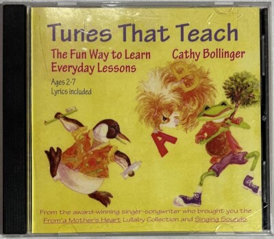 Tunes That Teach by Cathy Bollinger Childrens Songs 1994 Rivanna Music CD
