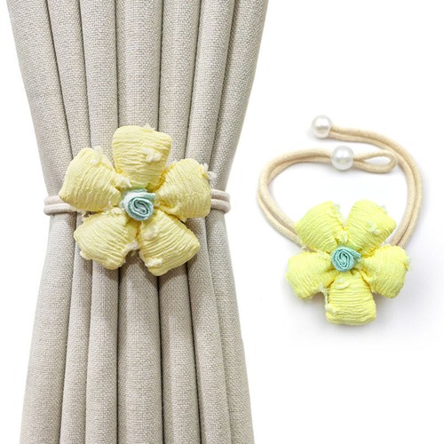 Flower Curtain Straps Curtain Straps Curtain Decorations Curtain Buckles /a - Picture 2 of 16
