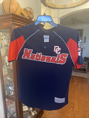 Bryce Harper #34 Genuine Merchandise Blue DC Nationals Jersey Size