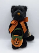Boyds Bear Black Cat Pepper B. Scaredy Cat TJ's Best Dressed Tags HALLOWEEN RARE