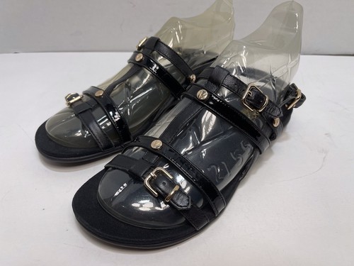 VIONIC 44Coro Orthotic T-Strap Slingback Black Leather Sandals Women’s Size 6 - Picture 3 of 12