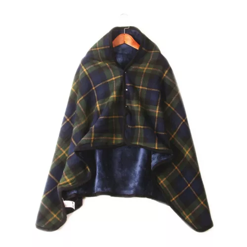 Shawls Lattice Wrap Cape Nap Cloak Blanket Gift Soft Warm Shawl Flannel Blanket - Picture 14 of 32