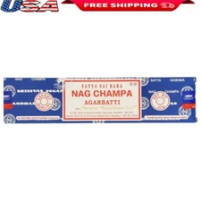 Nag Champa Incense Sticks Ayurvedic Aroma Relaxation Meditation 1.41oz New