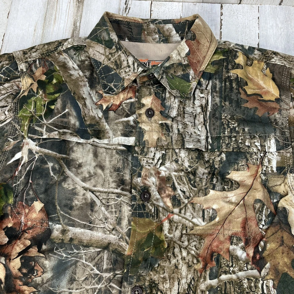 Camisa manga larga RedHead Silent-Hide para niño talla XL camping/caza con botones Foto 4 de 4