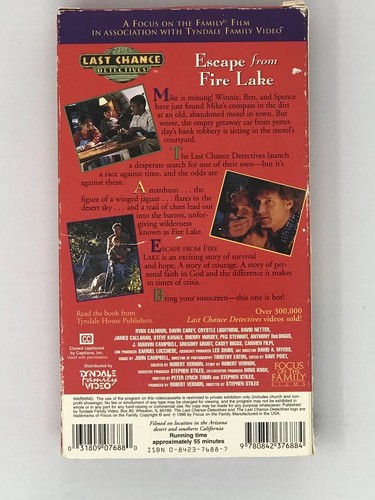 Last Chance Detectives - Escape From Fire Lake (VHS, 1995) - Picture 2 of 6