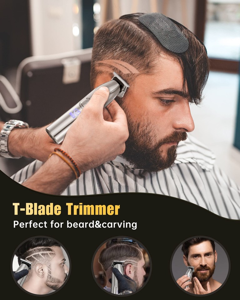 Clippers and Trimmers Set, Hair Clippers for Men Cordless,Mens Clippers