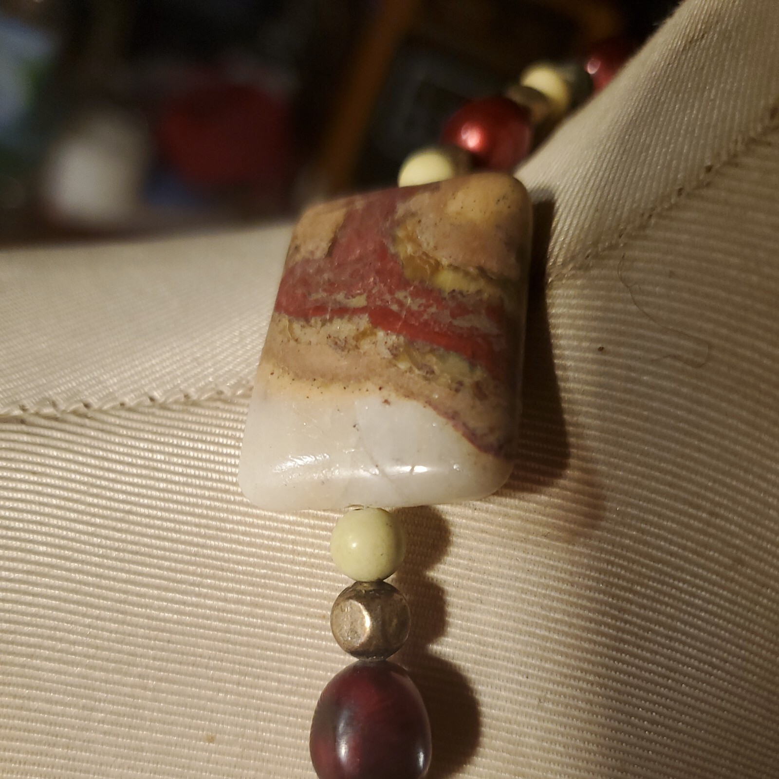 Handycraft 5 Rectangular Marble Jasper Stones Spa… - image 6