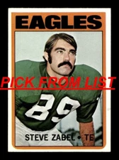 1972 Topps Football 2-261 EX/EX+ Pick From List All PICTURED kk0 kk8