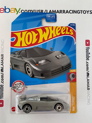 2022 Hot Wheels Silver/Gray  94 Bugatti EB110 SS, #65/250 | HW Turbo #5/10