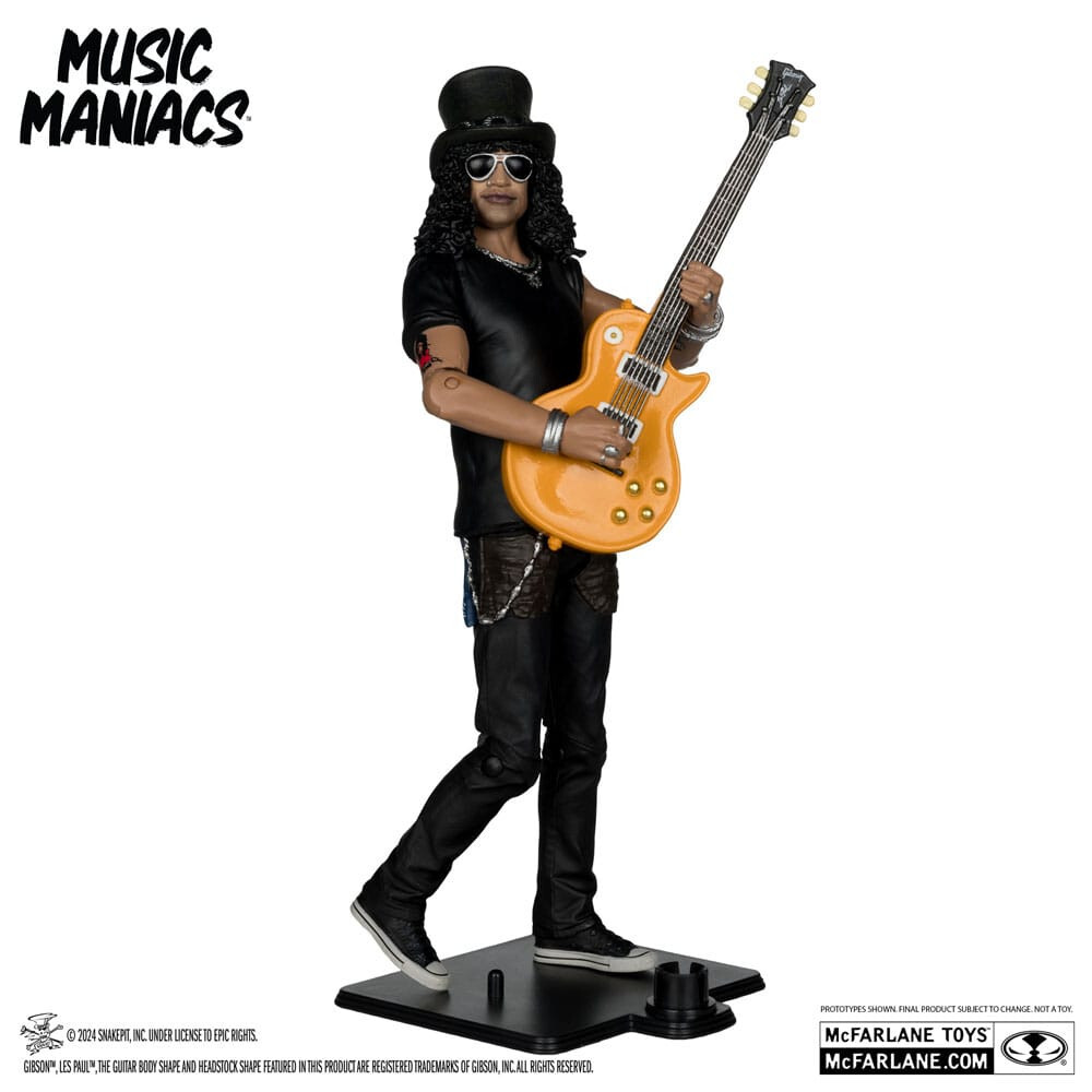 McFARLANE MUSIC MANIACS GUNS N ROSES SLASH MCF LIMITED ED ACTION