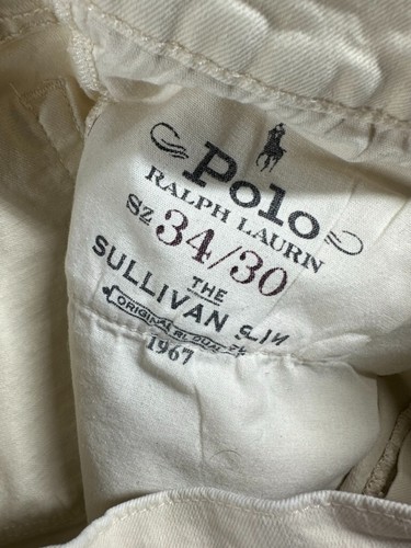 Polo Ralph Lauren Jeans Mens 34x30 Sullivan Slim Fit Pants Preppy 5 Pocket - Picture 15 of 17
