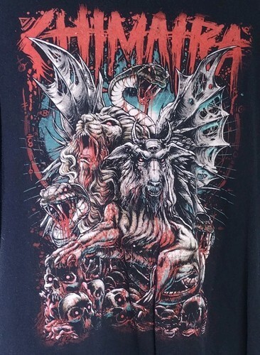 RARE CHIMAIRA Tour T Shirt Black Cotton All size S-345XL For Men Women 4HRT111