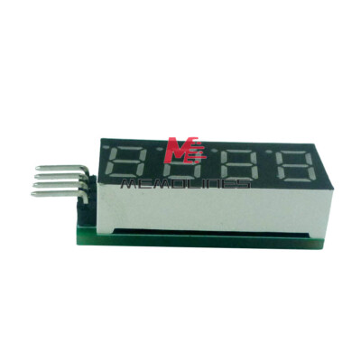 For Raspberry Pi 4 Bit 7-Seg I2C IIC LED Digital Tube Display Module Red Display