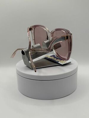 NEW Vintage Oversize Sunglasses | Non RX | Drop Temple Style Chrome |Made in USA NEW Vintage Oversize Sunglasses | Non RX | Drop Temple Style  main image 2