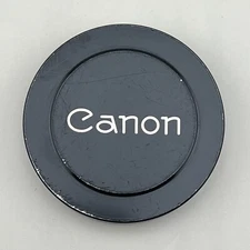 Canon FD 78mm Front Lens Cap Push-on Rare Metal Genuine OEM