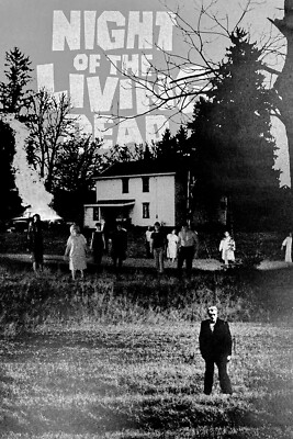 1968 Night Of The Living Dead Movie Poster 11X17 Ben Tom Judy