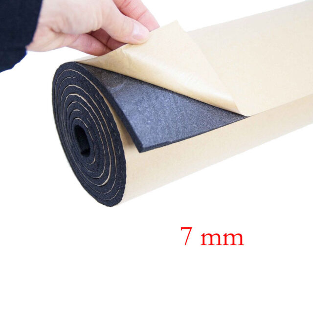 1Roll 7mm Car Sound Proofing Deadening Vehicle Insulation Closed Cell Foam