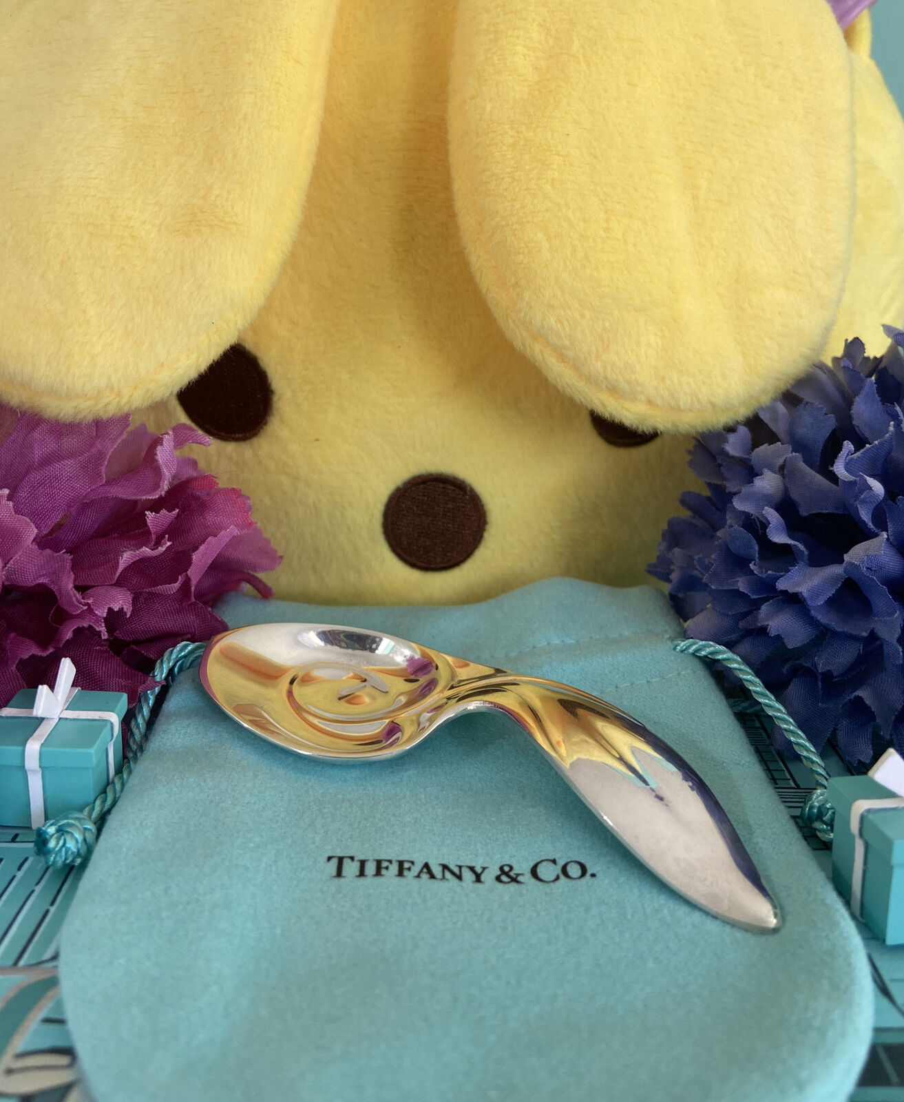 Tiffany&Co Bunny Rabbit Baby Spoon High material Sterling Utencil Feeding Ranking TOP11 Silv