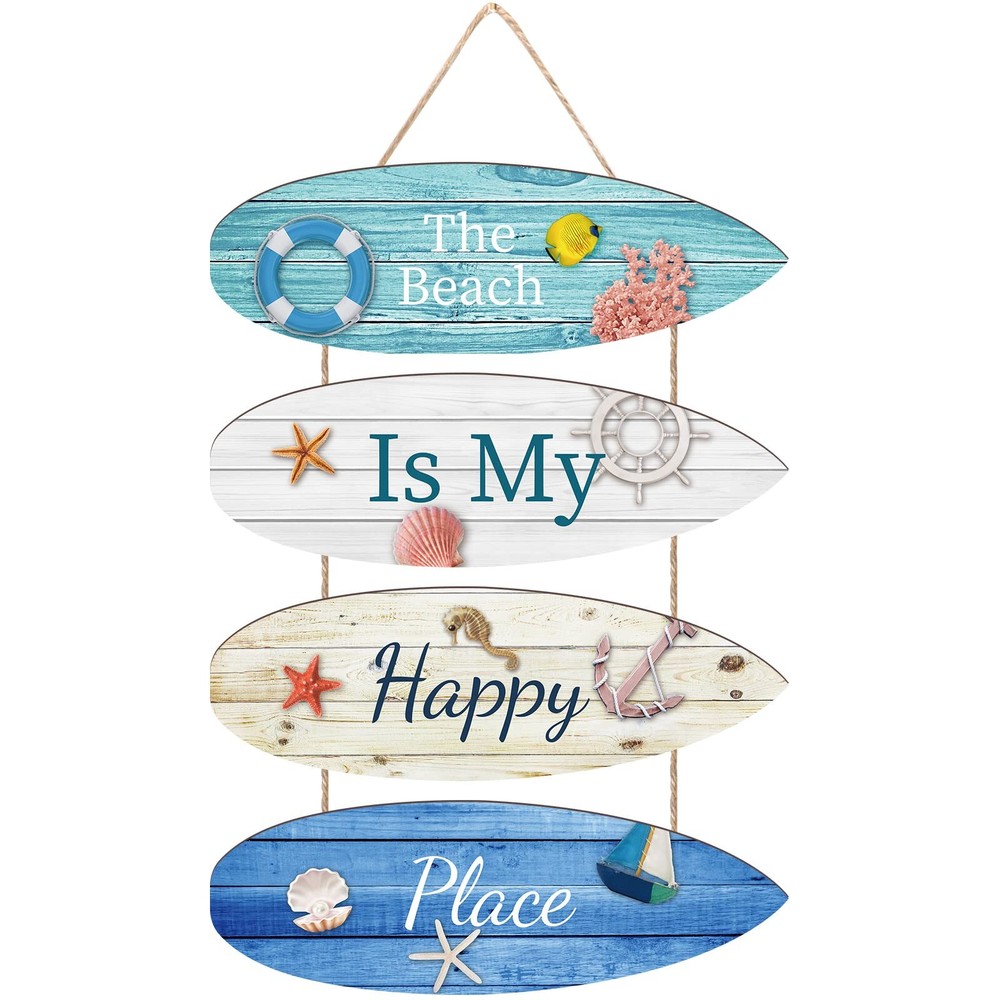 Beach Wall Decor Beach is My Happy Place Beach Decorations for Home Beach The...