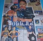 Jennifer Lopez 25 pc German Clippings Full Pages Ben Affleck #1-24
