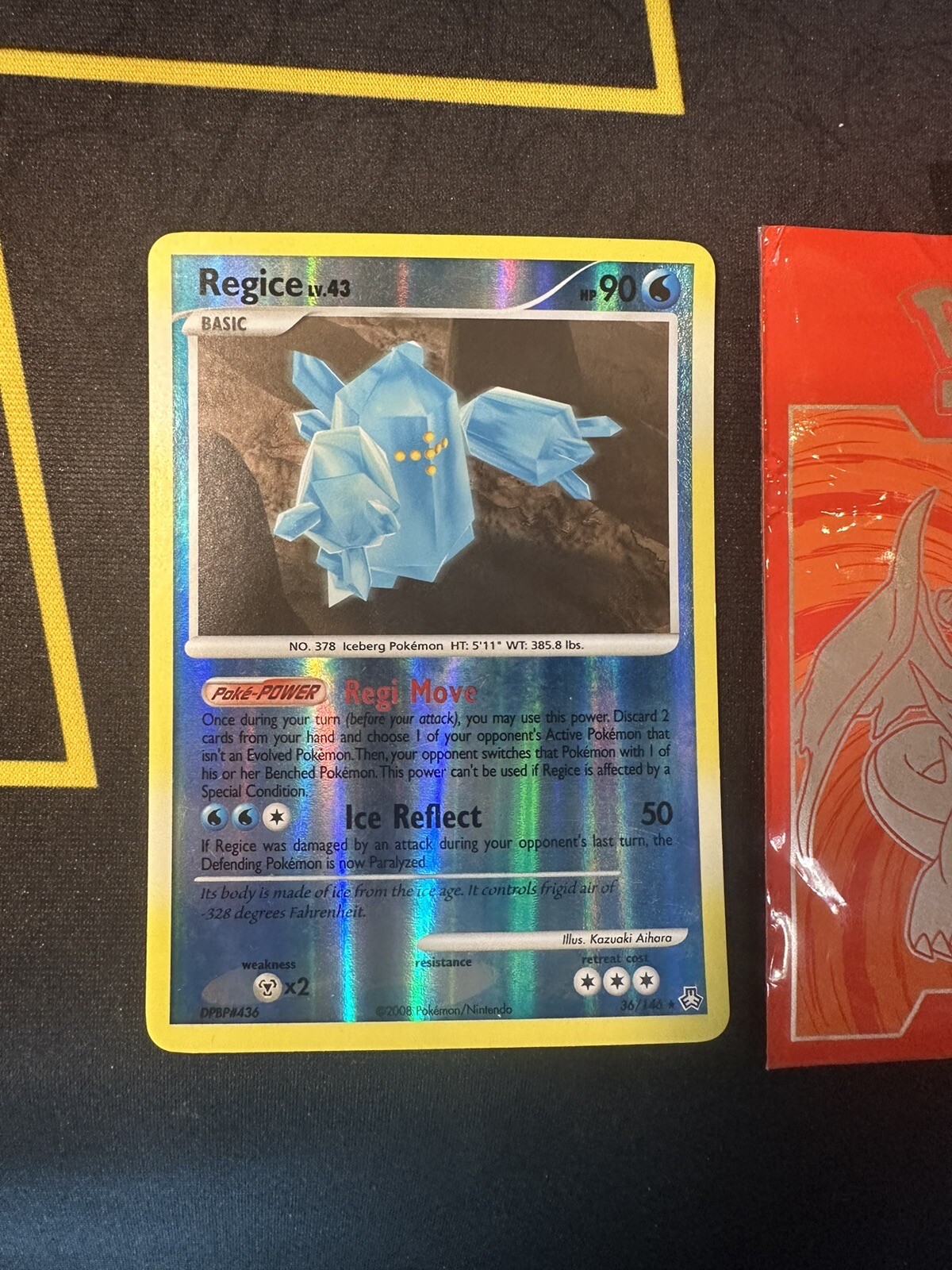 Pokemon Card REGICE LV. 43 36/146 Reverse Holo Rare Legends Awakened 163💎NM💎