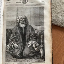 Antique Print 1835 - EGYPT - MOHAMMED ALI - PACHA OF EGYPT - and article 