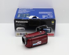 PANASONIC HDC-SD80 CAMCORDER BOXED SDXC CARD HD HIGH DEFINITION VIDEO CAMERA