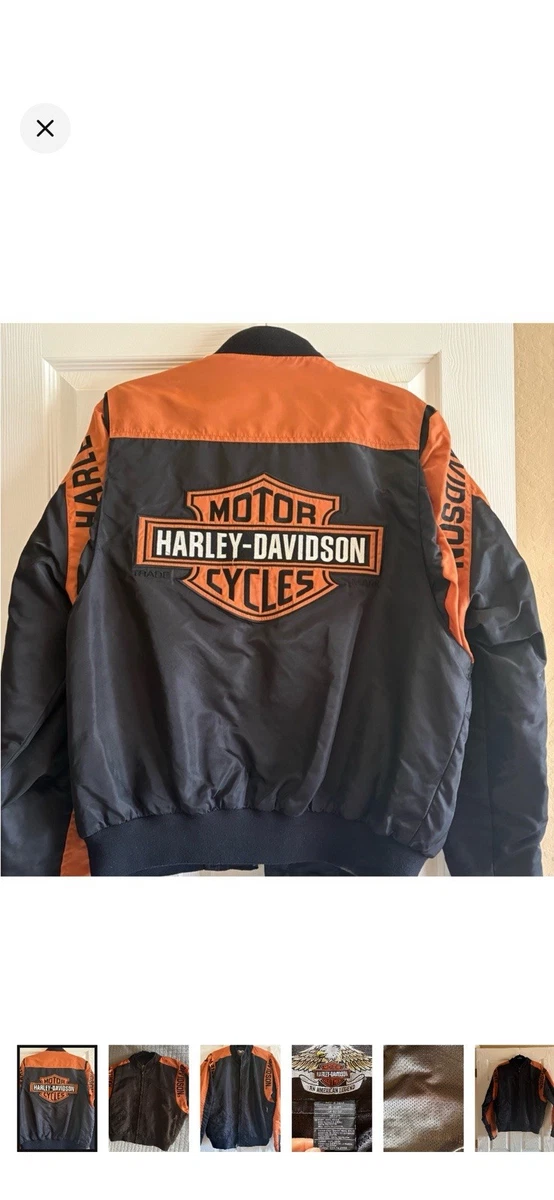 harley davidson bomber jacket products for sale | eBay