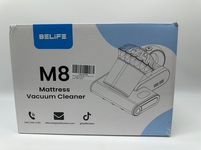 Belife M8 Mattress Vacuum Cleaner, Anti-allergen Bed Vacuum Cleaner with UV BLUE