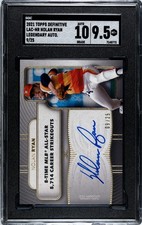 2021 Topps Definitive Nolan Ryan Autograph /25 SGC 9.5 w/10 AUTO (9/25)