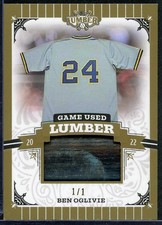 2022 Leaf Lumber Ben Oglivie Game-Used Bat 1/1