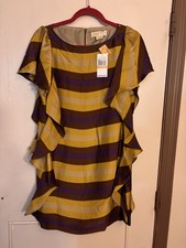 Michael Kors Women's Cut-Out Ruffle Hem Dress Size 2