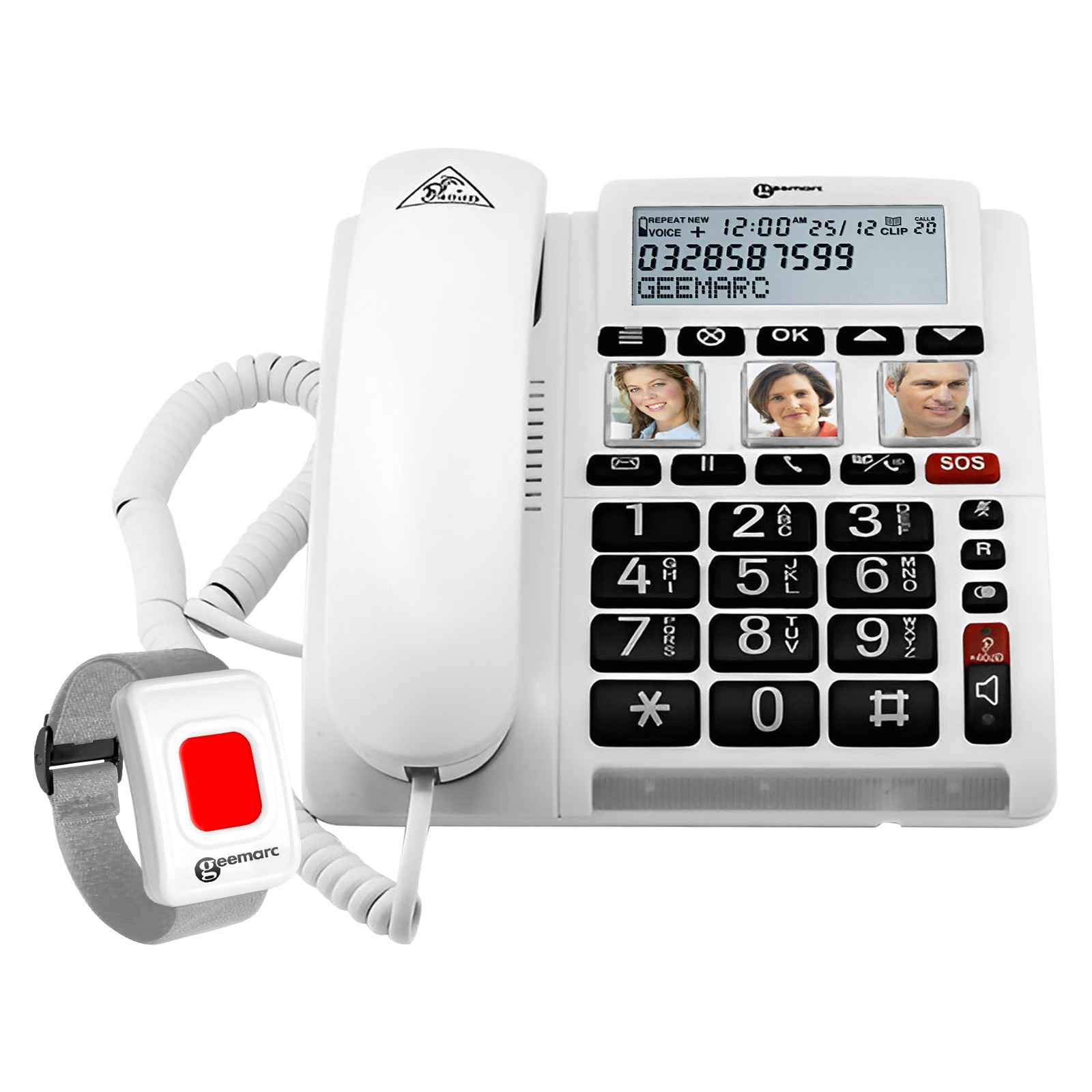 Téléphone amplifié Geemarc CL610 pour rompre l'isolement senior