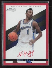 2008-09 Topps Signature #TS-NY Nick Young Facsimile Red #/869 (B1)