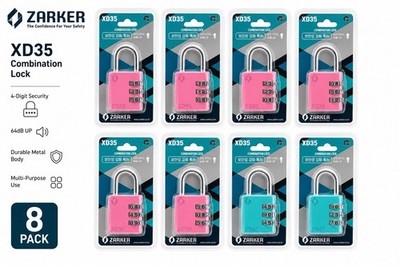 (8 Bundle) ZARKER XD35 Combination Locks 