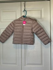 Girls The Children's Place Puffer Jacket Size 4 Beige