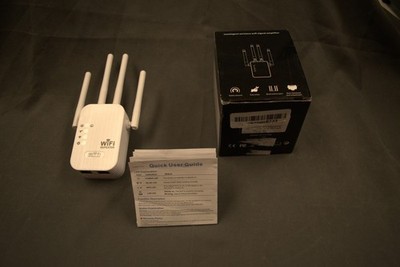 WiFi Extender Signal Booster 4 Antenna Repeater Ethernet Port Open Box |  eBay