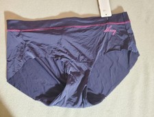 NWT DKNY RARE STYLE FUSION LOGO NYLON SPANDEX HIPSTER PANTIES 570115 5ER NAVY S