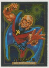 Marvel Masterpieces 92 Platinum Trading Card #72 / Joe Jusko Art ~ Quasar