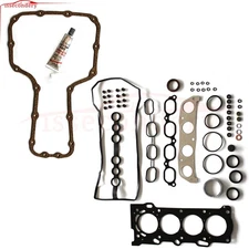 Head Gasket Set w/Oil Pan Gasket For Toyota Corolla Matrix Pontiac Vibe 1.8L