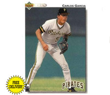 1992 Upper Deck Gold Hologram Baseball Card #665 Carlos Garcia Cleveland Indians