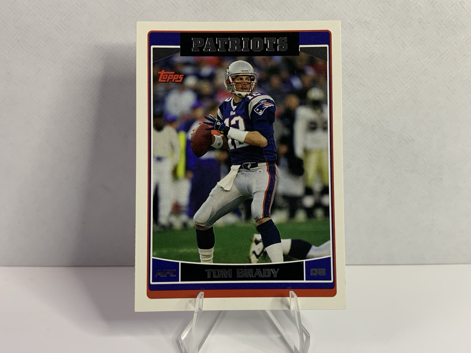 Tom Brady #NE4 Football Cards 2006 Topps Team Set Patriots trading card — raw and PSA graded price guide