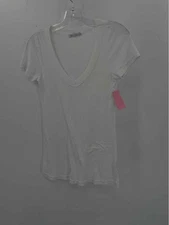 Pre-Owned Michael Stars White Size One Size T-shirt