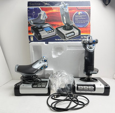 Saitek X52 Flight Control System PC USB TURNS...