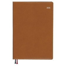 Daigo 2026 Planner, Appointment Weekly Vertical, A5 Size, Brown, E8461, 2025, S 