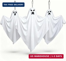 3 PCS Halloween Decorations Outdoor 27.5" Hanging Ghost