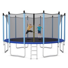 16FT Jumping Exercise Recreational Bounce Trampoline for Kids W/Safety Enclosure