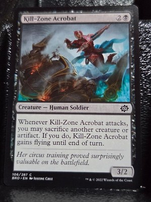 Kill-Zone Acrobat 106 C The Brothers' War Magic: The Gathering Near Mint